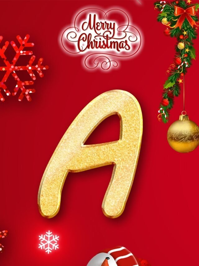 A Name Art Dp Merry christmas status and Wishes