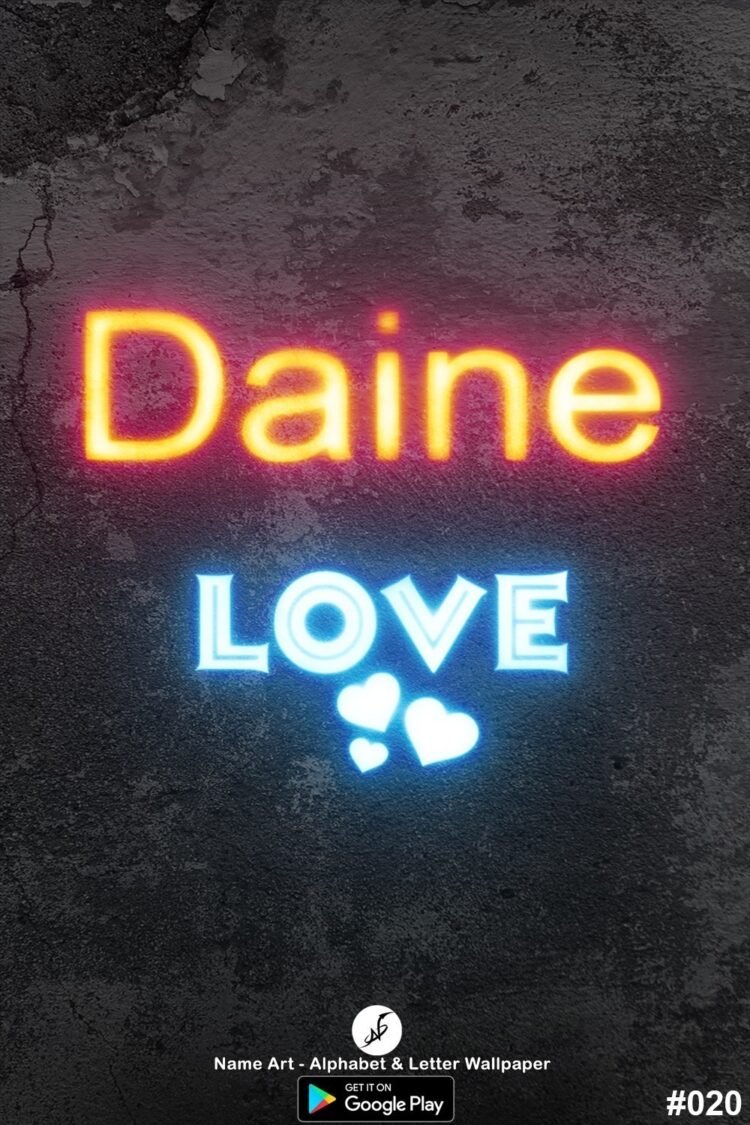 Daine Name Art DP | Best New Whatsapp Status Daine