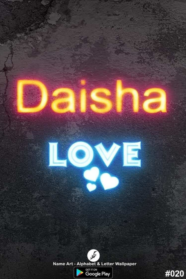 Daisha Name Art DP | Best New Whatsapp Status Daisha