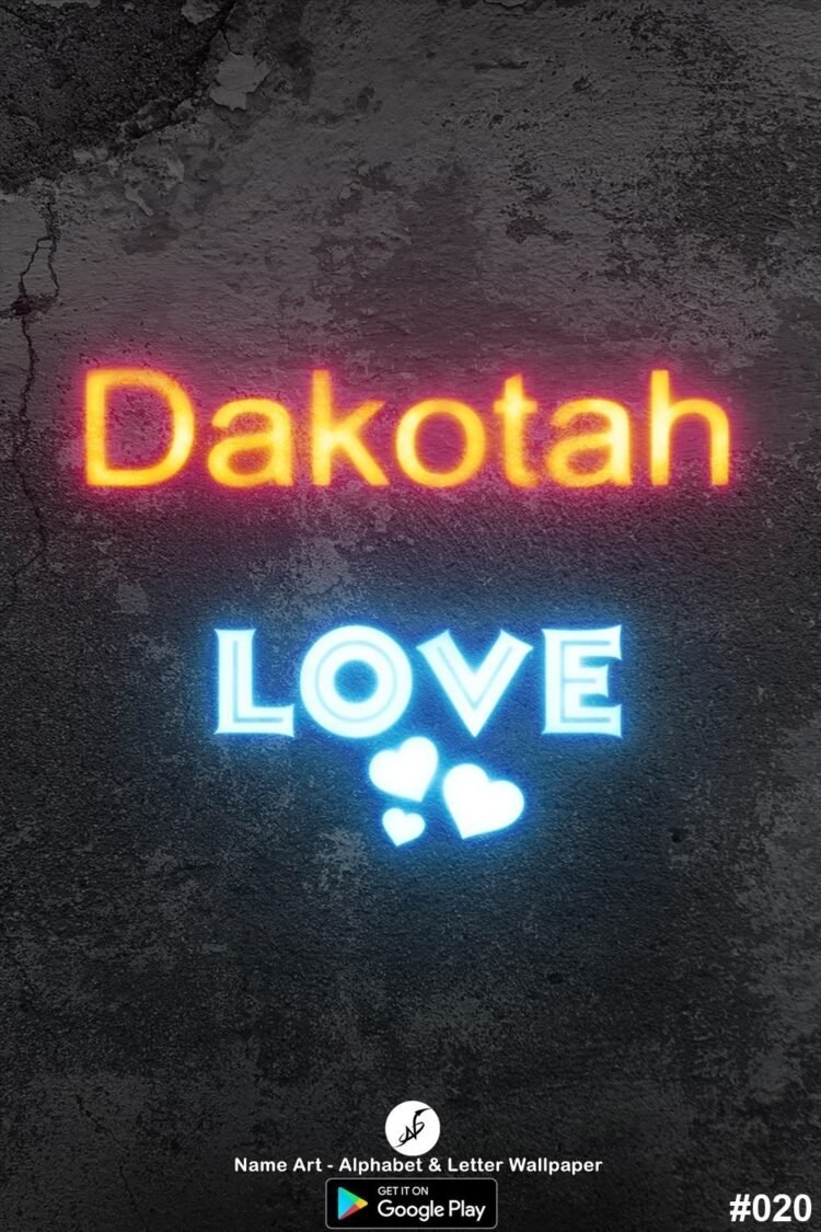 Dakotah Name Art DP | Best New Whatsapp Status Dakotah