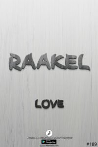 Raakel | Whatsapp Status Raakel | Happy Birthday Raakel !! | New Whatsapp Status Raakel Images |
