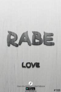 Rabe | Whatsapp Status Rabe | Happy Birthday Rabe !! | New Whatsapp Status Rabe Images |