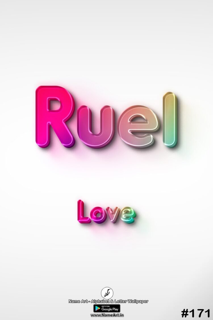 Ruel Name Art DP | Best New Whatsapp Status Ruel