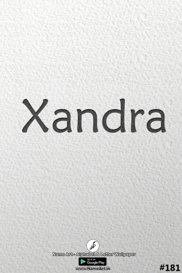 Xandra Name Art DP | Best New Whatsapp Status Xandra