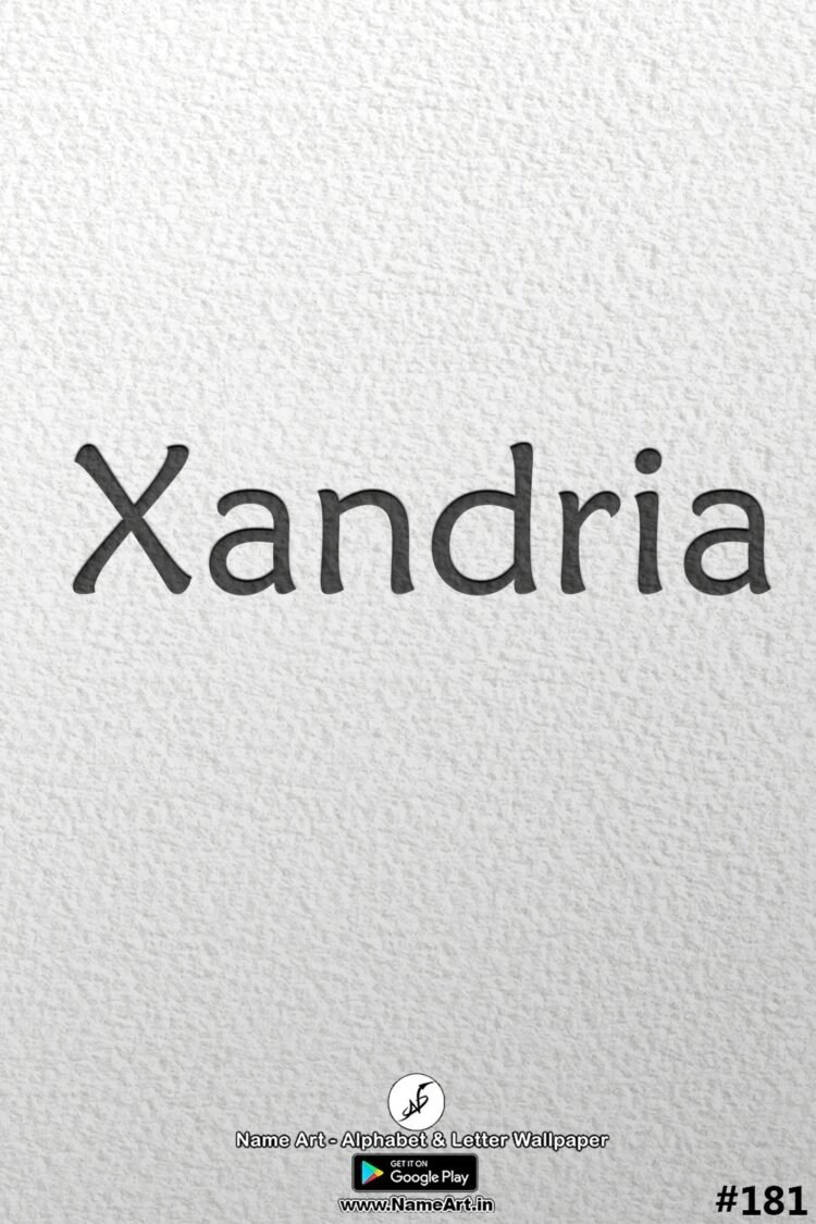 Xandria Name Art DP | Best New Whatsapp Status Xandria