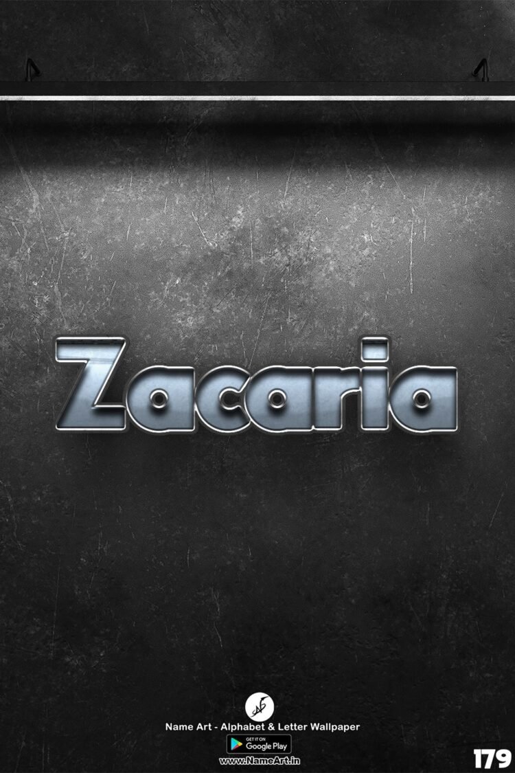 Zacaria Name Art DP | Best New Whatsapp Status Zacaria