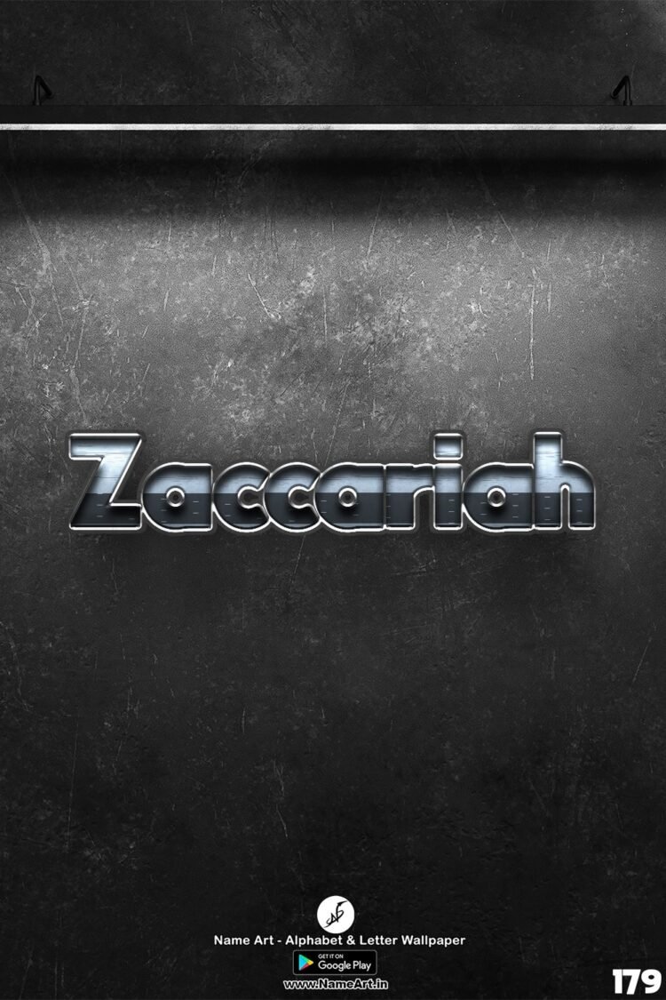 Zaccariah Name Art DP | Best New Whatsapp Status Zaccariah