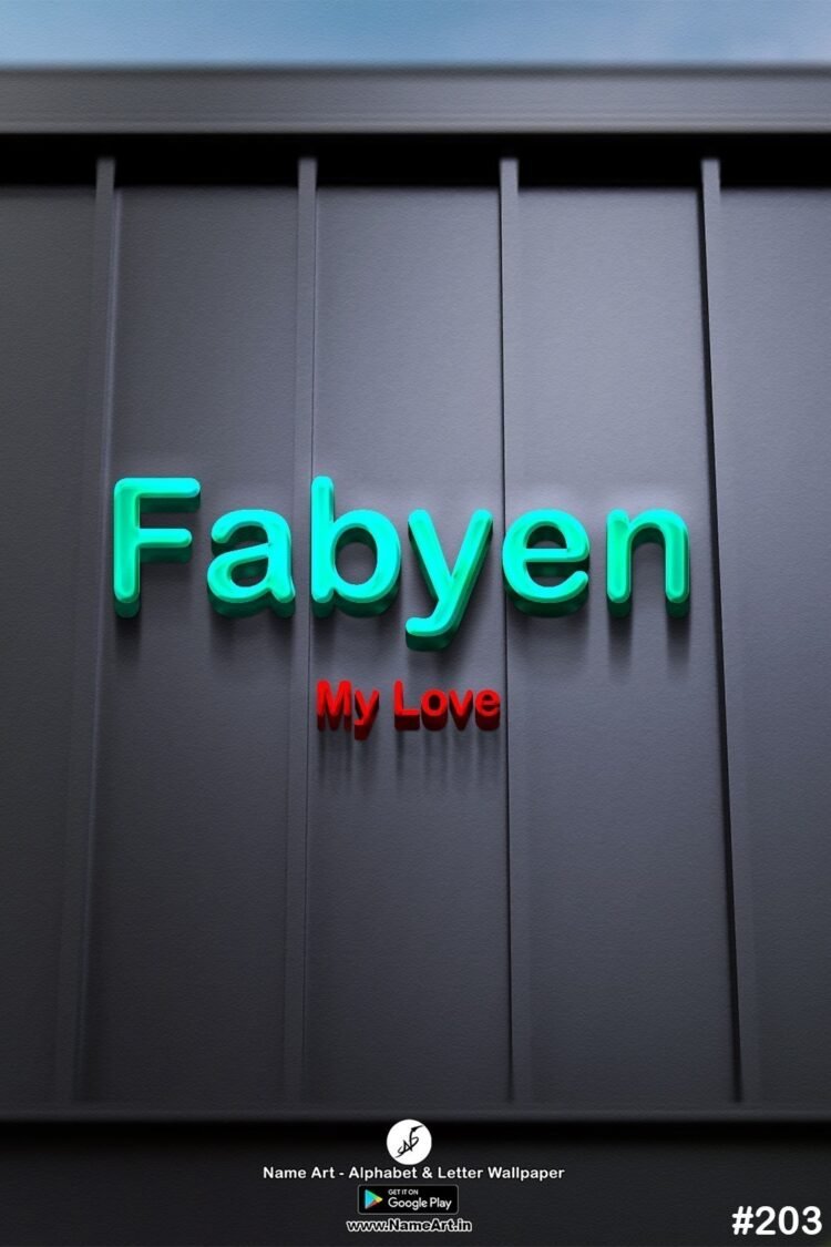 Fabyen Name Art DP | Best New Whatsapp Status Fabyen