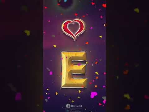 E Name Art | Best E Letter Dp Whatsapp Status
