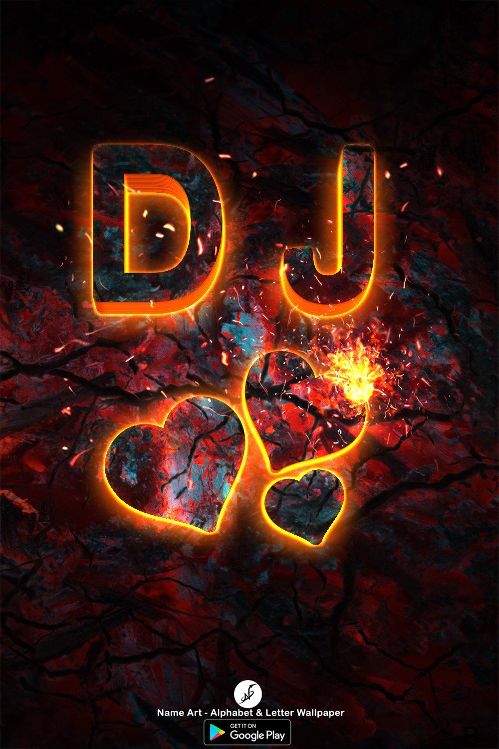 DJ | Creative Fire DJ Whatsapp Status Letter DP DJ | DJ Love Status Letter Cute Couple Creative Fire DJ Whatsapp Status Letter DP !!