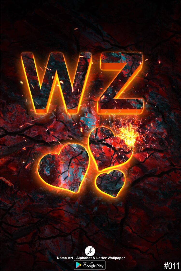 WZ Love Creative Fire Photos | WZ Whatsapp Status Letter