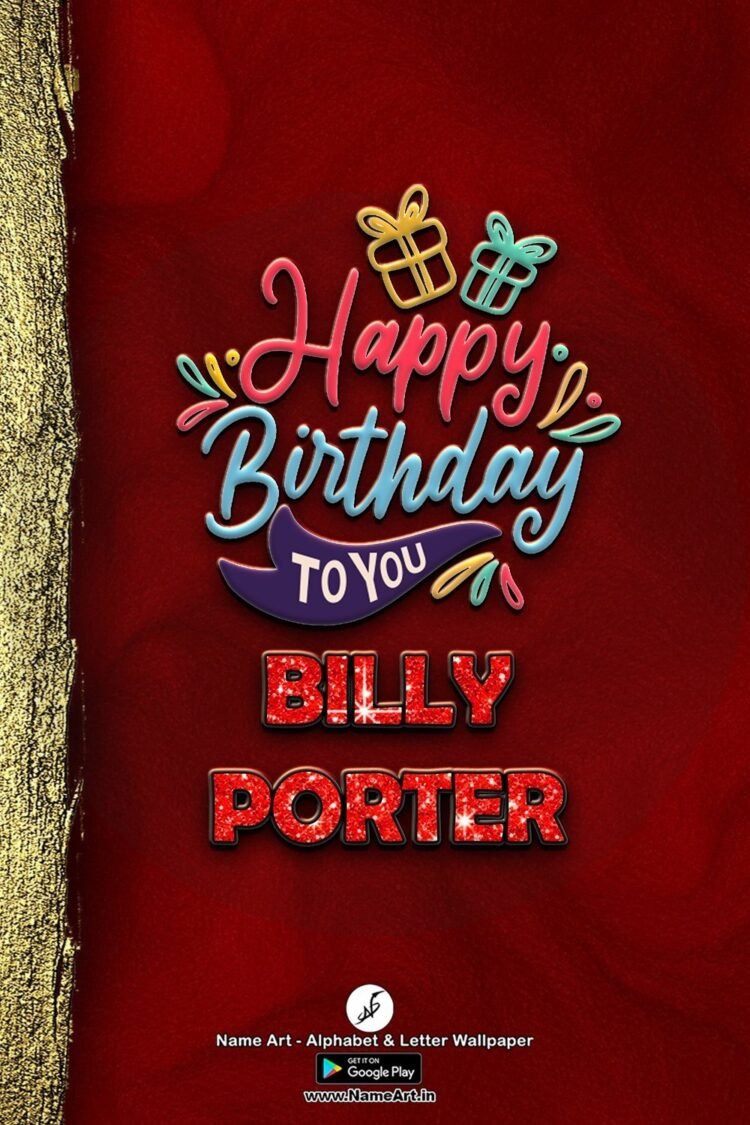 Billy Porter Name Art DP | Best New Whatsapp Status Billy Porter