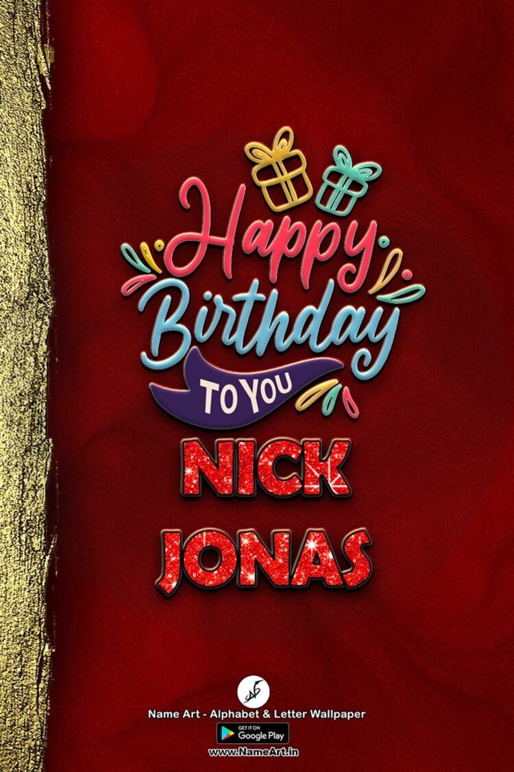 Nick Jonas Name Art DP | Best New Whatsapp Status Nick Jonas