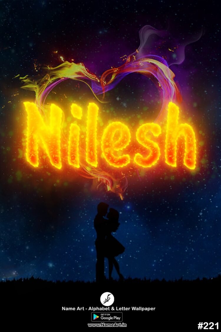 Nilesh Name Art DP | Best New Whatsapp Status Nilesh