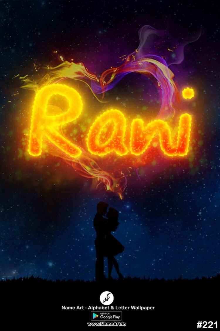 Rani Name Art DP | Best New Whatsapp Status Rani