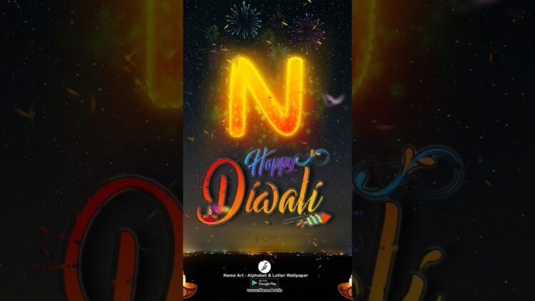 Best N Deepawali Name Wishes Video | N Diwali Whatsapp Status