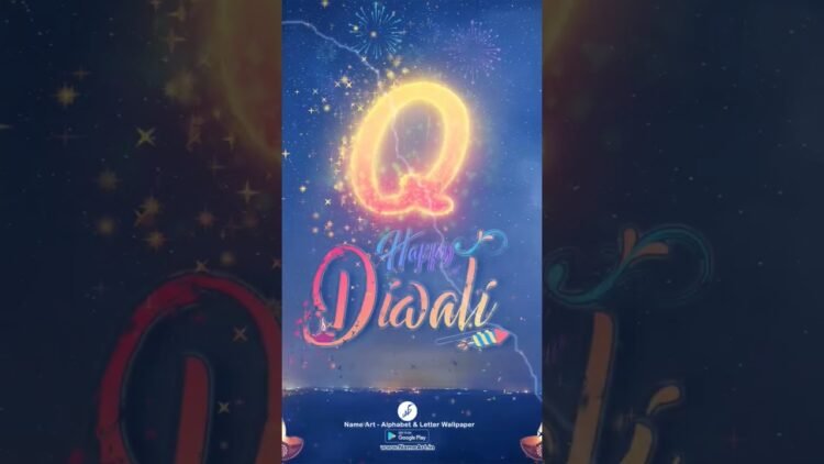Best Q Deepawali Name Wishes Video | Q Diwali Whatsapp Status