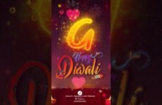 Best G Deepawali Name Wishes Video | G Diwali Whatsapp Status