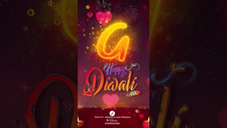 Best G Deepawali Name Wishes Video | G Diwali Whatsapp Status