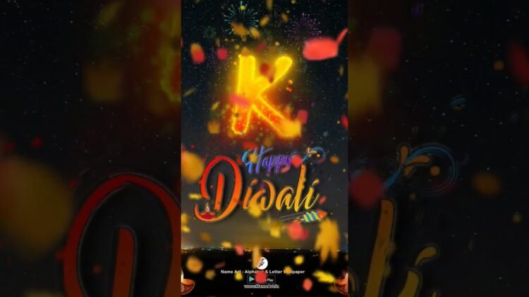 Best K Deepawali Name Wishes Video | K Diwali Whatsapp Status